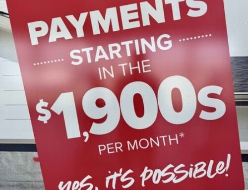 Home Builders Are Advertising Monthly Payments Instead of Home Prices to Clear Inventory