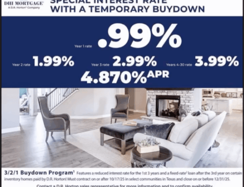 D.R. Horton Offering 0.99% Mortgage Rate to Lure New Home Buyers